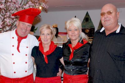 v. l. Burkhard Leu mit Ehefrau Heidemarie.v.r.Norbert Leu mit Ehefrau Karin