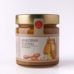 Marzipan in Honig Brotaufstrich der Lübecker Marzipan-Speicher