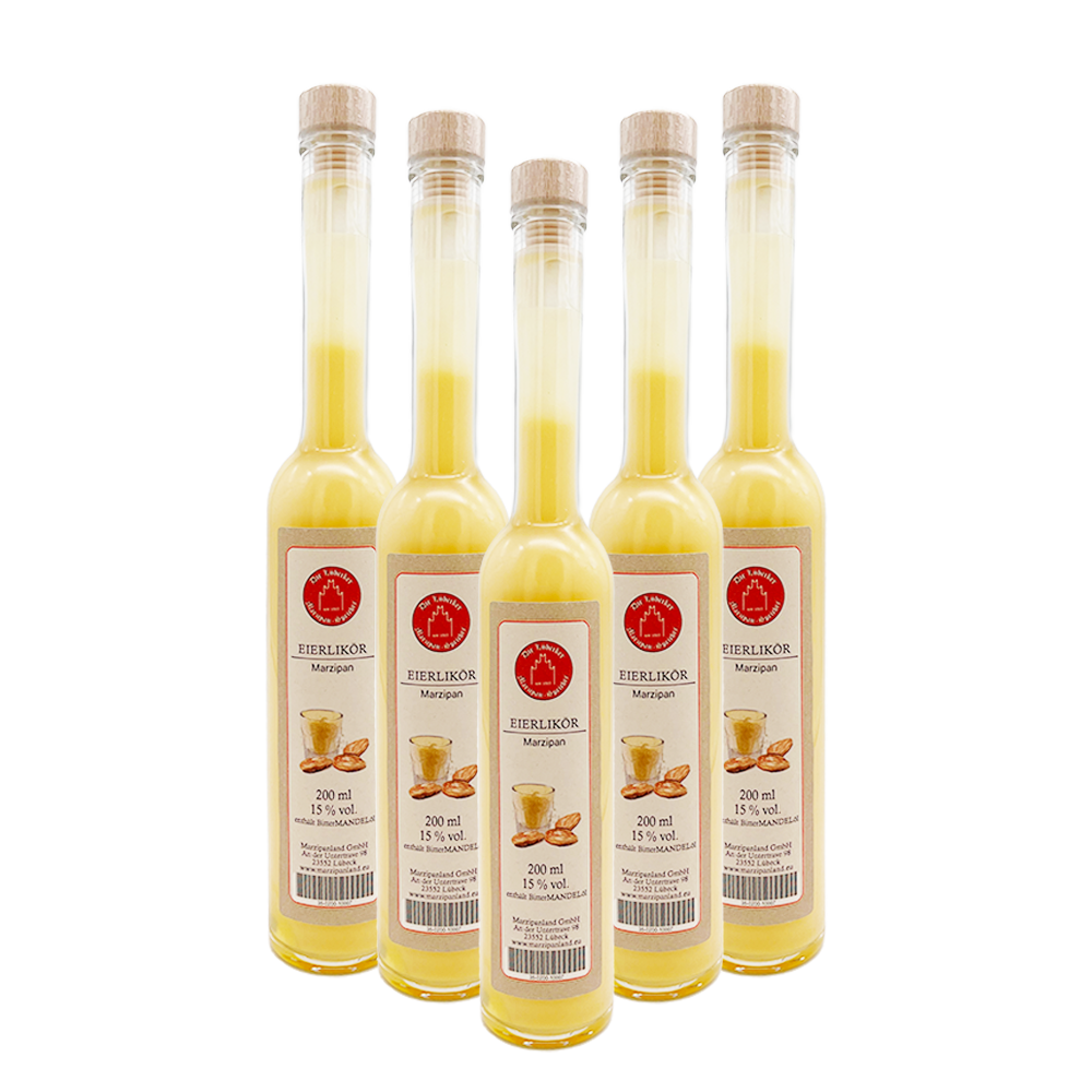 Marzipan-Eierlikör 200ml Großpackung (6 Flaschen)